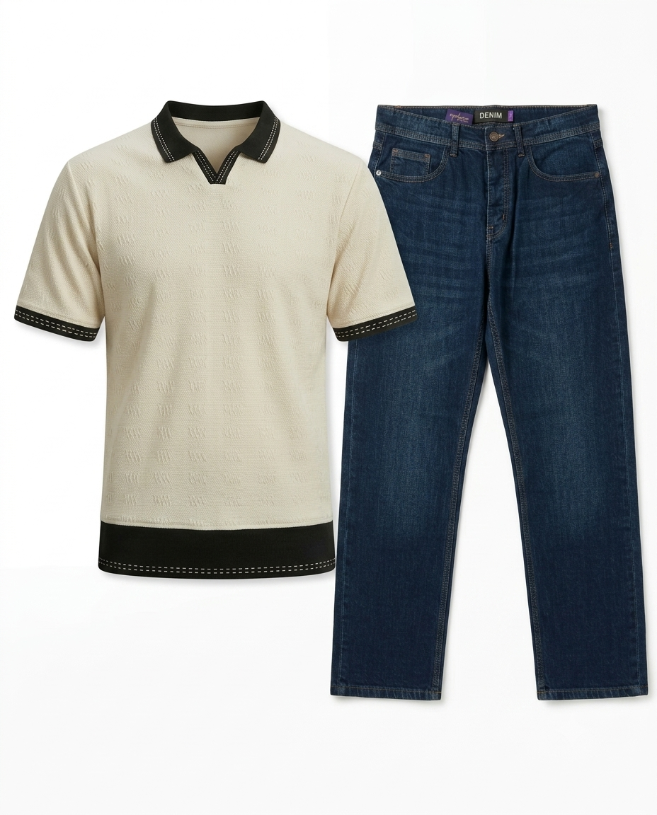Classic Polo & Denim Combo