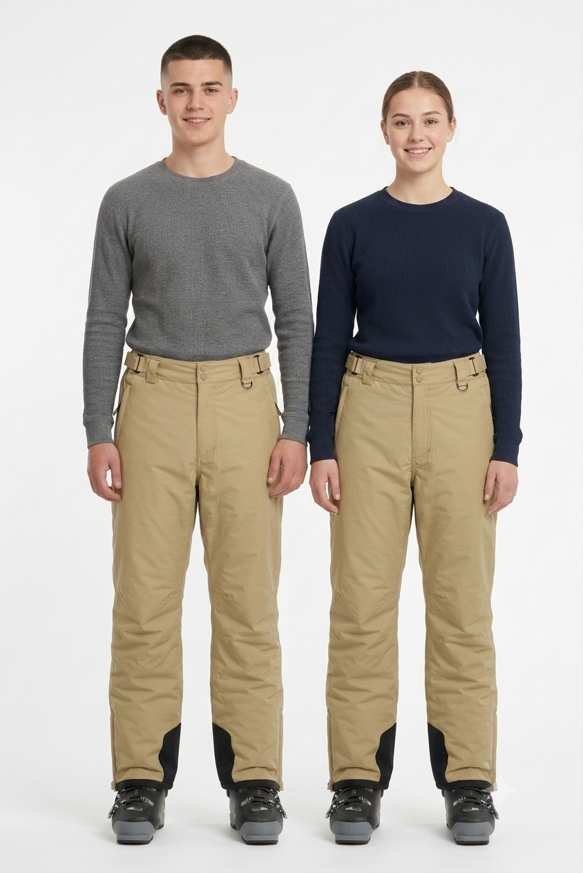 Men's Baggy Insulated Trousers - Khaki