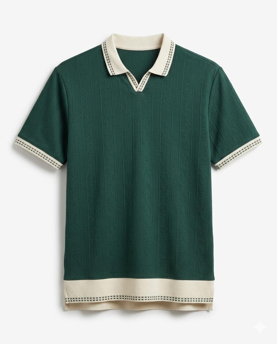 MEN'S KNITE POLO SHIRTS - FIVE COLOURS