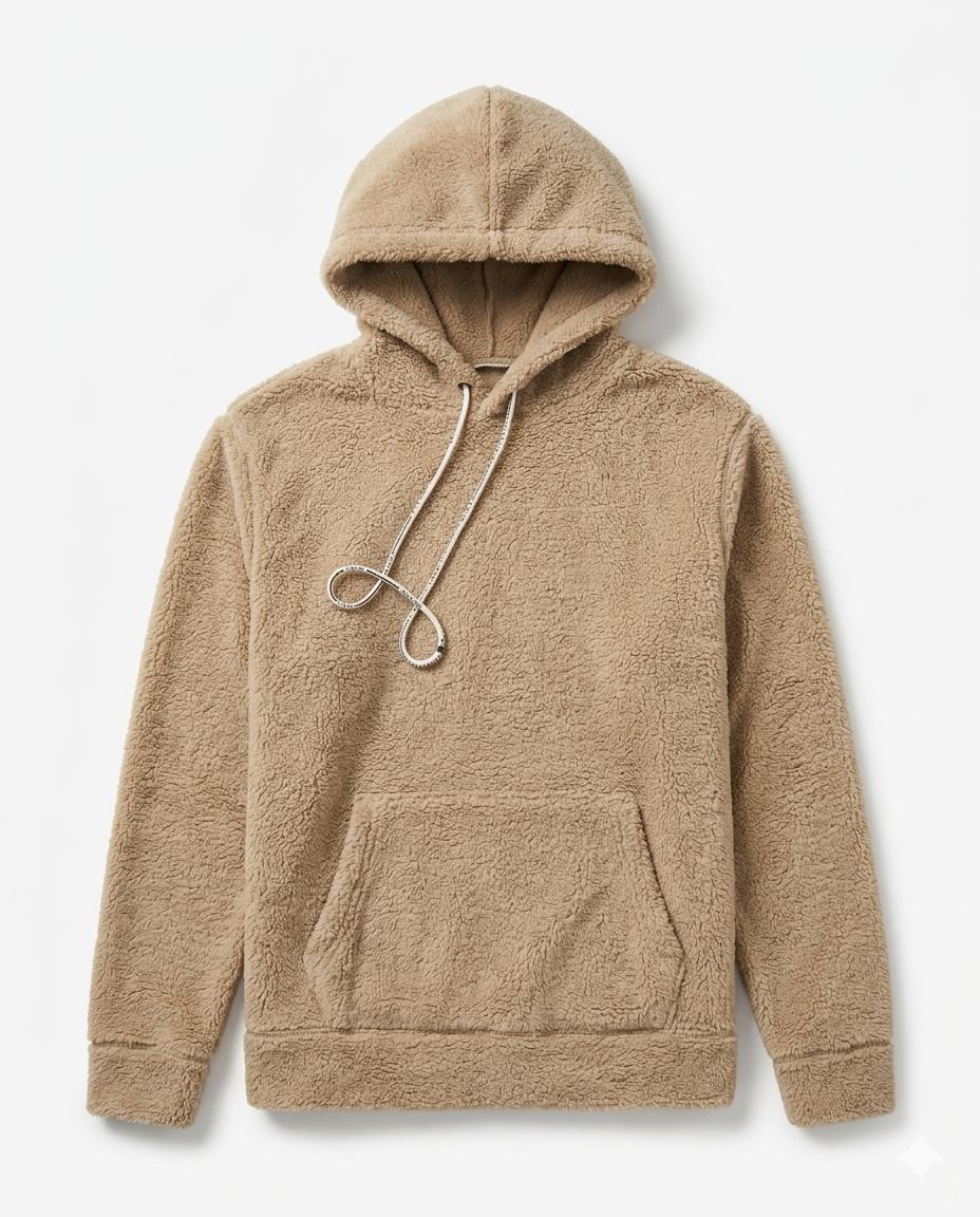 Soft Fur Pullover Hoodie - FOUR COLOURS