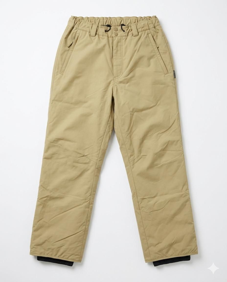 Men's Baggy Insulated Trousers - Khaki