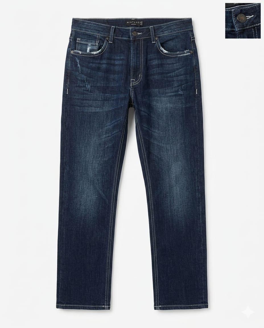 Baggy Denim, Maximum Comfort - DARK BLUE WASH